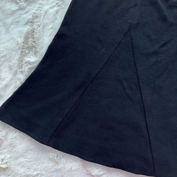 Diane Von Furstenberg DVF Vintage Wool Blend Midi Skirt A Line Workwear Black 6 - Picture 7 of 7
